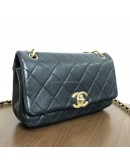 CHANEL Chain Is More Flap Bag in Black Calfskin – Aged Gold Hardware (31 Series – Year 2021)