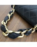 CHANEL Chain Is More Flap Bag in Black Calfskin – Aged Gold Hardware (31 Series – Year 2021)