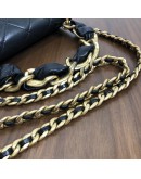 CHANEL Chain Is More Flap Bag in Black Calfskin – Aged Gold Hardware (31 Series – Year 2021)