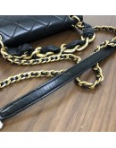 CHANEL Chain Is More Flap Bag in Black Calfskin – Aged Gold Hardware (31 Series – Year 2021)