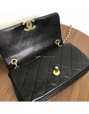 CHANEL Chain Is More Flap Bag in Black Calfskin – Aged Gold Hardware (31 Series – Year 2021)