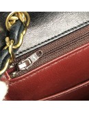 CHANEL Vintage CC Logo Small Chain Shoulder Flap Bag in Black Lambskin – GHW