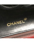 CHANEL Vintage CC Logo Small Chain Shoulder Flap Bag in Black Lambskin – GHW