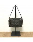 ALEXANDER WANG Heiress Pouch Bag in Crystal Mesh – SHW