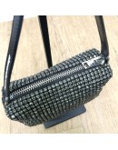 ALEXANDER WANG Heiress Pouch Bag in Crystal Mesh – SHW