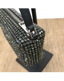 ALEXANDER WANG Heiress Pouch Bag in Crystal Mesh – SHW