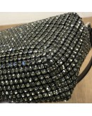 ALEXANDER WANG Heiress Pouch Bag in Crystal Mesh – SHW