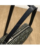 ALEXANDER WANG Heiress Pouch Bag in Crystal Mesh – SHW