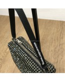 ALEXANDER WANG Heiress Pouch Bag in Crystal Mesh – SHW