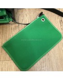 HERMES Herbag PM 31 Green Canvas with Black Calfskin Leather & PHW – Shoulder Bag Type (Stamp D – Year 2019)