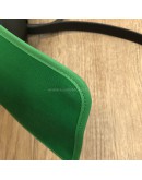 HERMES Herbag PM 31 Green Canvas with Black Calfskin Leather & PHW – Shoulder Bag Type (Stamp D – Year 2019)