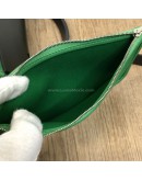HERMES Herbag PM 31 Green Canvas with Black Calfskin Leather & PHW – Shoulder Bag Type (Stamp D – Year 2019)
