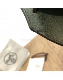 HERMES Herbag PM 31 Green Canvas with Black Calfskin Leather & PHW – Shoulder Bag Type (Stamp D – Year 2019)