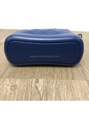 CHANEL Small Gabrielle Hobo Bag in Blue Aged Calfskin – Tri Tone Hardware (24 Series – Year 2018)