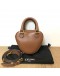 CELINE Mini Heart Bag in Tan Smooth Calfskin with Shoulder Strap – GHW