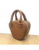 CELINE Mini Heart Bag in Tan Smooth Calfskin with Shoulder Strap – GHW