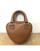 CELINE Mini Heart Bag in Tan Smooth Calfskin with Shoulder Strap – GHW