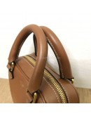CELINE Mini Heart Bag in Tan Smooth Calfskin with Shoulder Strap – GHW
