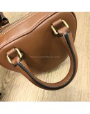 CELINE Mini Heart Bag in Tan Smooth Calfskin with Shoulder Strap – GHW
