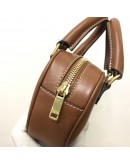 CELINE Mini Heart Bag in Tan Smooth Calfskin with Shoulder Strap – GHW