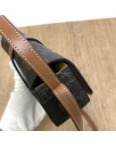 CELINE Clutch on Strap Tabou in Triomphe Canvas and Calfskin – GHW
