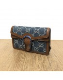 GUCCI Dionysus Super Mini Bag in Blue GG Monogram Denim – RHW