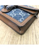 GUCCI Dionysus Super Mini Bag in Blue GG Monogram Denim – RHW