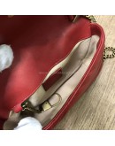 GUCCI GG Marmont Super Mini Bag in Red Matelasse Chevron Leather – GHW