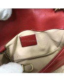GUCCI GG Marmont Super Mini Bag in Red Matelasse Chevron Leather – GHW