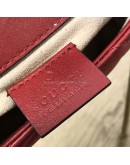 GUCCI GG Marmont Super Mini Bag in Red Matelasse Chevron Leather – GHW