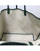 GOYARD Saint Louis GM Tote Bag in Green Goyardine Canvas with Detachable Pouch