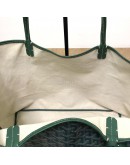 GOYARD Saint Louis GM Tote Bag in Green Goyardine Canvas with Detachable Pouch