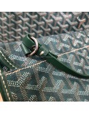 GOYARD Saint Louis GM Tote Bag in Green Goyardine Canvas with Detachable Pouch