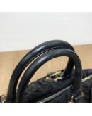 PRADA Tessuto Gaufre Black Nylon Tote Bag with Shoulder Strap – GHW