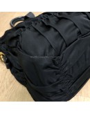 PRADA Tessuto Gaufre Black Nylon Tote Bag with Shoulder Strap – GHW
