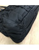 PRADA Tessuto Gaufre Black Nylon Tote Bag with Shoulder Strap – GHW