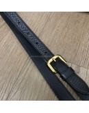 PRADA Tessuto Gaufre Black Nylon Tote Bag with Shoulder Strap – GHW