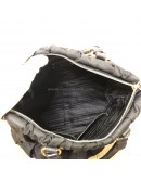 PRADA Tessuto Gaufre Black Nylon Tote Bag with Shoulder Strap – GHW