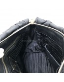PRADA Tessuto Gaufre Black Nylon Tote Bag with Shoulder Strap – GHW