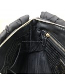 PRADA Tessuto Gaufre Black Nylon Tote Bag with Shoulder Strap – GHW