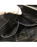 PRADA Tessuto Gaufre Black Nylon Tote Bag with Shoulder Strap – GHW