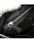 PRADA Tessuto Gaufre Black Nylon Tote Bag with Shoulder Strap – GHW