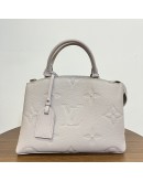 LOUIS VUITTON Petit Palais Handbag in Brume Monogram Empreinte with Shoulder Strap – SHW (Microchip – May 2025)