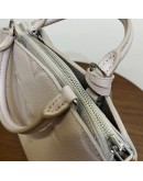 LOUIS VUITTON Petit Palais Handbag in Brume Monogram Empreinte with Shoulder Strap – SHW (Microchip – May 2025)