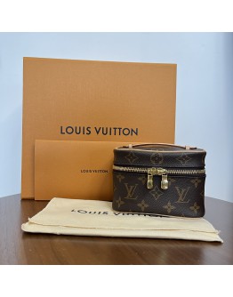 LOUIS VUITTON Monogram Nice Naco Vanity Handbag – GHW (Microchip - July 2022)