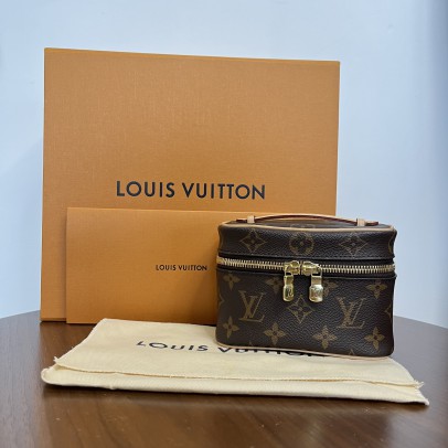 LOUIS VUITTON Monogram Nice Naco Vanity Handbag – GHW (Microchip - July 2022)