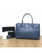 CHANEL Blue Calfskin Large Tote Bag with Inner Pochette – SHW (17 Series – Year 2012)