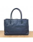 CHANEL Blue Calfskin Large Tote Bag with Inner Pochette – SHW (17 Series – Year 2012)