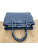 CHANEL Blue Calfskin Large Tote Bag with Inner Pochette – SHW (17 Series – Year 2012)