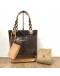 LOUIS VUITTON Monogram Vinyl Cabas Ambre MM Tote Bag with Small Pochette – GHW